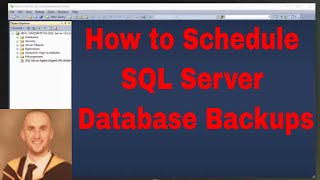 How to Schedule SQL Server Database Backups [upl. by Vigen]