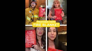 🔥 Is Your Home Fireproof Discover the Prepared Hero Fire Blanket Secret [upl. by Nire]