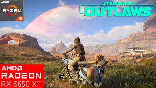 RX 6650 XT  Star Wars Outlaws  1080P Ray Tracing  All Settings Tested [upl. by Edi]