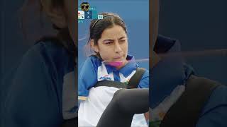 Sheetal Devi Hits🎯 perfect Bullseye For India In Womens Compound 18 Elimination in Para Archery🇮🇳 [upl. by Amory431]