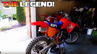 Honda CR500 Riding a Legend [upl. by Einafpets]