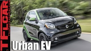 2017 Smart Fortwo Electric Drive First Drive Review Style over Substance [upl. by Uriiah574]