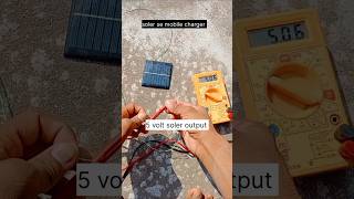 Solar panel se mobile charger kse banaye shortvideo shorts [upl. by Anselmo]