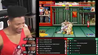 Etika Shows Off His Street Fighter Skills Etika Stream Highlight [upl. by Aticnemrac603]