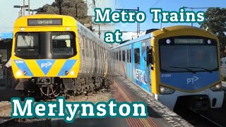 Metro Trains at Merlynston [upl. by Atirhs]