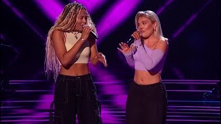 The Voice UK 2023  Jen and Liv  Woman  Blind Auditions [upl. by Elletsirhc159]