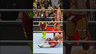 Rey Mysterio and Zelina Vega pull out a win against American Made 😤💪 WWERaw [upl. by Adnamaa]