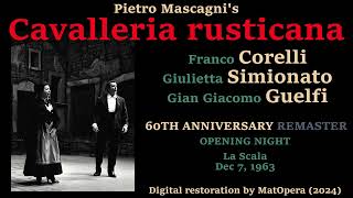 Cavalleria rusticana 1963 La Scala Stupendous Sound [upl. by Feriga101]