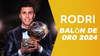 BALON DE ORO 2024 RODRI balondeoro2024 balondoro balondeoro2024 rodrimancity rodri5 [upl. by Bouldon]