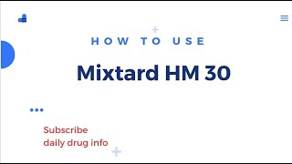 Mixtard 30 HM use  How to use Humulin 30HM  Insuget 7030 insulin in HindiUrdu [upl. by Eiznikcm]