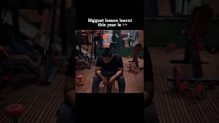 Biggest lesson learnt this year gym gymmotivation gymaddict broken brokenheart lovesong [upl. by Hoye]