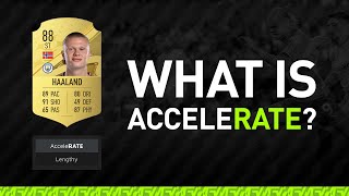 WHAT IS AcceleRATE HOW TO GET LENGTHY PLAYERS IN FIFA23 [upl. by Gaspar629]