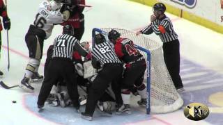 Wheeling Nailers vs Cincinnati Cyclones [upl. by Tamarah828]