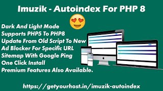 iMuzik  Latest Autoindex 2021 Script For PHP7 PHP8  Tech Gyan [upl. by Siana593]