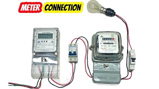 How to meter connection electric meter connection diagram asddulu77 [upl. by Nerraf]