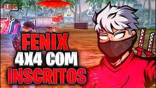 4v46v6x1dos cria🔥 LIVE ON FF 🔥 FREE FIRE AO VIVO 🔥 4X4  6X6 COM INSCRITOS 🔥 SALA [upl. by Merill484]