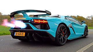 Lamborghini Aventador SVJ Gintani Exhaust V12 F1 SOUND [upl. by Anilehcim]