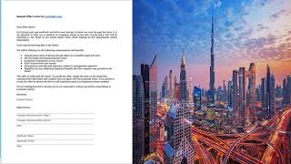 How to check your job offer letter in UAE 2022 2023 [upl. by Akerahs495]