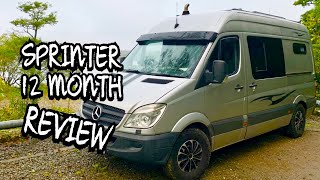 Mercedes Sprinter Campervan Conversion was it a good idea one year review [upl. by Woodring407]