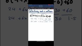 GLEICHUNG NACH X AUFLÖSEN mathematics tricks algebra [upl. by Dadelos]