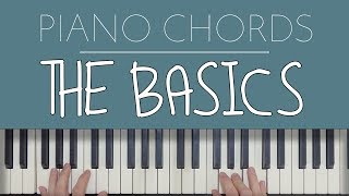 Piano Chords The Basics [upl. by Naujtna]