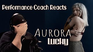 Performance Coach Reacts Aurora  Lucky First Time Reaction [upl. by Hillegass]