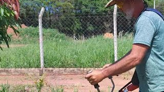 Vida na roça Do mato alto ao terreno limpo e um delicioso Pão de Queijo na Crepeira 😋 [upl. by Akenahc]