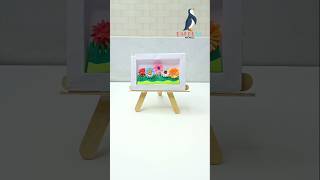 Easy kids craft😍  Photo stand🌻  Phone stand viral youtubeshorts craft kids tranding tutorial [upl. by Magdala710]