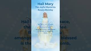 Hail Mary  Rosary Prayer  Monday Rosary  Joyful Mysteries  Ave Maria Piano hailmary catholic [upl. by Remliw]