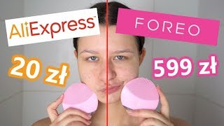 Szczoteczka Foreo Luna Podróbka z AliExpress vs Oryginał  VLOGMAS 9 [upl. by Ramad670]