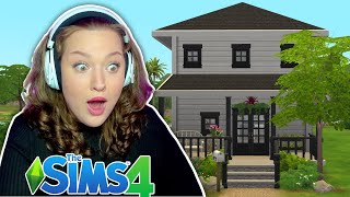 I Finished My FIRST House Build in The Sims 4  House Tour [upl. by Morie98]