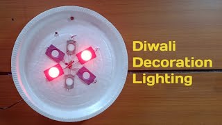 Diwali Decoration Light  LED Strip Light Jhalar Making [upl. by Enieledam]