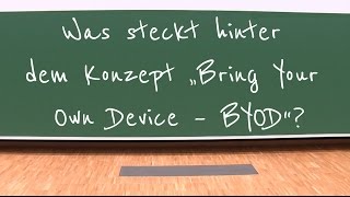 Was steckt hinter dem Konzept „Bring Your Own Device – BYOD“ [upl. by Yrral]