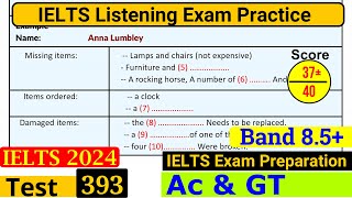 IELTS Listening Practice Test 2024 with Answers Real Exam  393 [upl. by Neras809]