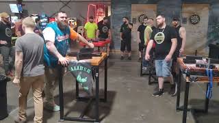 AUSTIN JAGGERS king of the table armwrestling [upl. by Reivad]