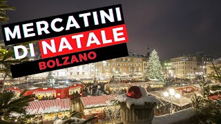 MERCATINI di NATALE BOLZANO  Trenino del Renon Canazei Ortisei e Marmolada [upl. by Marguerite]