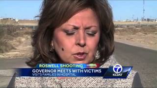 Gov Susana Martinez visits shooting victims in hospital [upl. by Loreen]