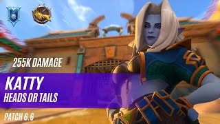 255K DAMAGE KATTY SAATI PALADINS COMPETITIVE DIAMOND HEADS OR TAILS [upl. by Bautista54]