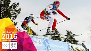 CrossCountry Skiing  Cross Free  Full Replay  Lillehammer 2016 Youth Olympic Games [upl. by Elbertina756]