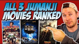 All 3 Jumanji Movies Ranked Worst to Best w Jumanji Welcome to the Jungle 2017 Movie Review [upl. by Margette]