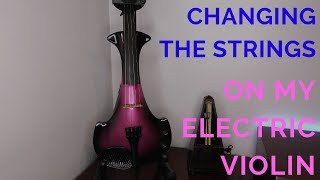 How do you change strings on an electric violin [upl. by Diane-Marie]