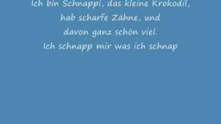 Schnappi with lyricsflv [upl. by Nalyorf]