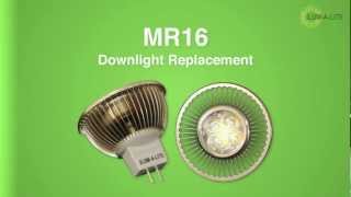 MR16 Energy Efficient LED Down Light Replacement [upl. by Dranrev]