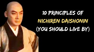 10 Principles of Nichiren Daishonin  Nichiren Buddhism [upl. by Uttica]