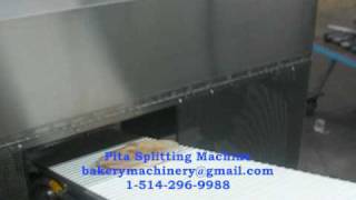 Automated Pita Bread Splitting Machine [upl. by Nosna205]