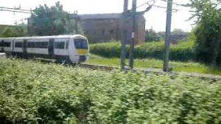 Parallel action between a C2C and District line [upl. by Anitel251]