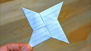 How Make this Paper Ninja Star Shuriken  Origami [upl. by Hart856]