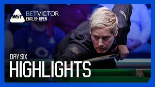 DAY 6️⃣ HIGHLIGHTS 🙌  Who Will Reach The Last 16  BetVictor English Open 2024 [upl. by Zashin]