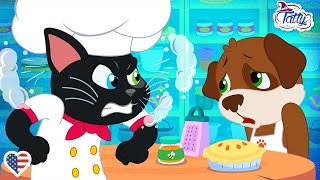 🍔 Misifu the Grumpy Chef 🧑‍🍳 Animated Cartoon for Kids [upl. by Anawed692]