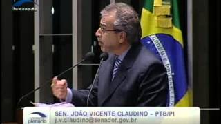 Sen João Vicente Claudino fala sobre o movimento Polícia Legal realizado em Teresina [upl. by Parker]